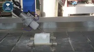 4 axis ATC stone cnc machine test video for Spain customer