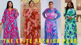 Latest Chiffon Long Gowns Styles.🥰