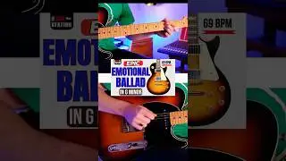 Guitarists can solo over our latest Epic Ballad backing track jam in Gm