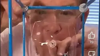 Insane square foam bubble. #science #experiment #diyexperiments