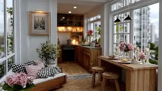 Luxury Parisian Christmas Aesthetic | Elegant Small Kitchen Decor Ideas