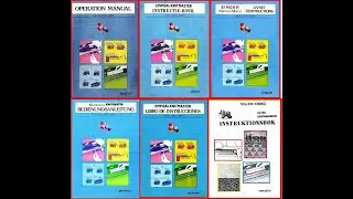 Knitmaster SK360 SK260 руководство по эксплуатации