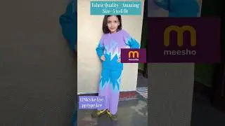 Meesho Finds 👗 | Wool Co-ord Set for Kids | Winter Wear Review & Try On ❄️ | Affordable Kids Fashion