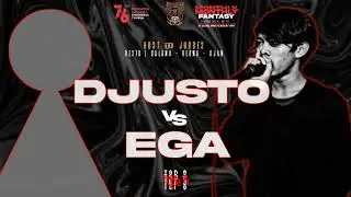 DJUSTO VS EGA | TOP 8 | MONTHLY FANTASY BEATBOX ONLINE BATTLE [SPECIAL INDEPENDENT DAY]