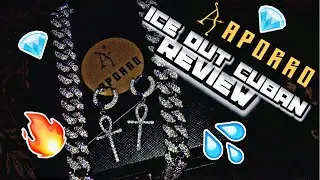 APORRO BRAND *BEST CUBAN CHOKER  * CUBAN  link unboxing/ review