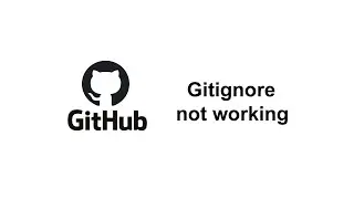 gitignore not working | gitignore vscode not working | Git tutorial | gitignore tutorial