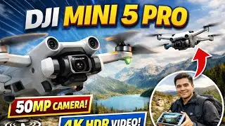 DJI Mini 5 Pro 🔥 50MP Camera + 52 Min Flight?! 😱
