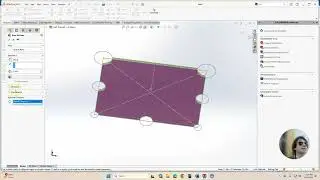 Sketch mirror in SOLDWORKS