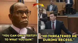FACTS &mdash; NOT FEELINGS&rdquo; &mdash; Judge Questions Witness Intimidation Claim in Open Court