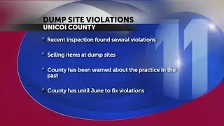 Unicoi County dump sites