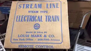 Prewar Marx Stream Line Steam Type Electrical Train