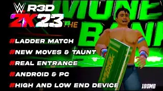 WR3D 23 BY LEO RELEASED! | LADDER MATCH (UPDATE FOR MITB)|NEW MOVES | FOR ALL DEVICES (ANDROID & PC)