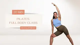 20 MIN FULL BODY PILATES CLASS | Intermediate Everyday Pilates For Energy
