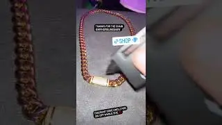 VVS Moissanite Clasp Miami Cuban Chain Pass Diamond Tester | Hip Hop Bling