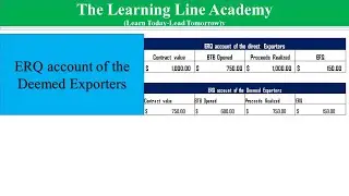 ERQ account of the Deemed Exporters