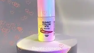 GUMMY COLOR NEON RED. OXANAILS