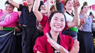 NHẠC SÀN THÁI TÂY BẮC. NHẢY TẠI LỄ MỪNG TÂN GIA ANH CHỊ LÒ CHIẾN - QUÀNG LIÊN BẢN PHIÊNG KHÔM 