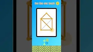 One line one touch brain test game #games #gaming #iq