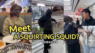 Hilarious Squid Ink Facial Blunder