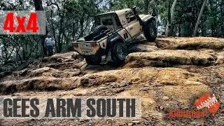 4x4 Gees Arm South - Wheeny Creek | Rock Crawling | Defender - Hilux - 80 Series | ALLOFFROAD #98