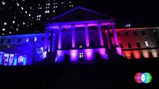 Mass General Brigham Bullfinch building lighting
