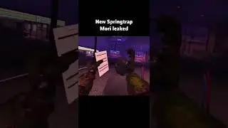 New Springtrap Mori leaked 💀 The Animatronic in Dead by Daylight! #DBD #FNAF