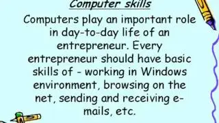 Basic skills for running a business