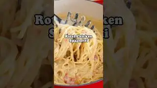 Chicken Spaghetti with Rotel and Velveeta #easyrecipe