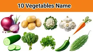 10 Vegetables Name | Vegetables Name with Pictures | Vegetables Name Vocabulary | #vegetablesname