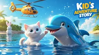 Baby Cat Cartoon Story | Kids Adventure & Friendship 🐱🐰