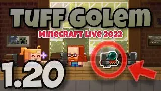 Туфовый Голем - Новый Моб! Minecraft Live 2022