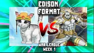 EDISON WAR LEAGUE: Meow Mix! Plant Synchro Cat vs. Lightsworn  (Week 1)