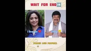 Prabhu love proposal 💕#prabhu #love #proposal #southindian #actress #real #wife #trendingshorts .