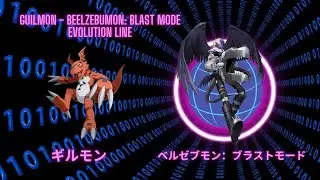 Guilmon - Beelzebumon: Blast Mode (Digimon World 3) Evolution Line!
