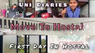 Hostel Move In Vlog | first year of Uni | Faculty of technology | university of colombo | Uni Life ✅