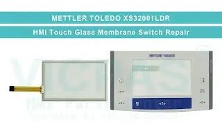 METTLER-TOLEDO XS Analytical Balances XS32001LDR Membrane Switch Touch Digitizer Glass Replacement