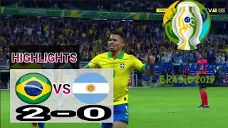Brazil vs Argentina Highlight & All Goals Copa America 2019