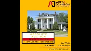 Historic Colonial Home in Lebanon TN