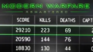 223 KILLS by #1 RANKED PLAYER on Modern Warfare Remastered! MWR 200+ KILLS! (COD MWR #1 Player)