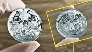 Серебряная инвестиционная монета &laquo;Waratah&raquo; 2022 года &laquo;Дикие цветы Австралии&raquo; весом 1 унция (Королевский монетный двор Австралии)