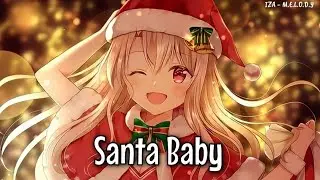 Nightcore- Santa Baby | Lyrics (Taylor Swift)
