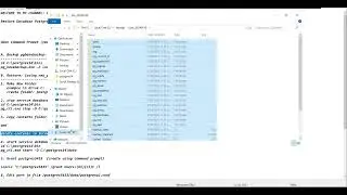 Backup Restore PostgreSQL using Pgbasebackup in windows server 2019