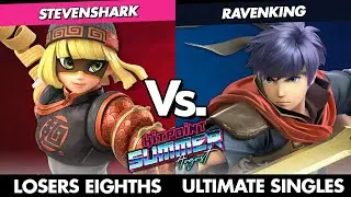 Hitpoint Summer: August LOSERS TOP 8 - stevenshark (Min Min) Vs. Ravenking (Ike) SSBU