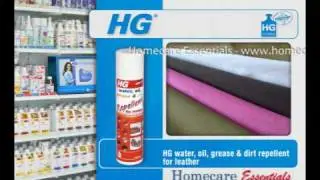 HG Hagesan Water Oil Grease and Dirt Repellant for Leather