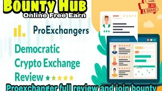 Proexchanger full review and join bounty worth 200,000$ token.