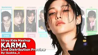 Stray Kids - &lsquo;KARMA&rsquo; Mashup Preview (Line Distribuition)