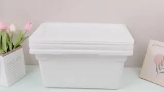 2 Pack Food Storage Box Tote, Freezer and Dishwasher Safe