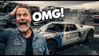 I Restored a Burned Ford GT 2005 from a Junkyard to Factory New | Pure ASMR Car Restoration