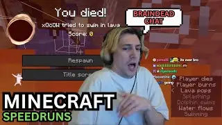 xQc is LOSING HIS MIND in Minecraft