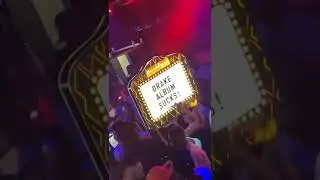 Bottle Service at a club with a message for Drake's Album